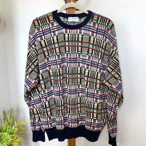 Vintage 90’s Colorful Cotton Knit Sweater
